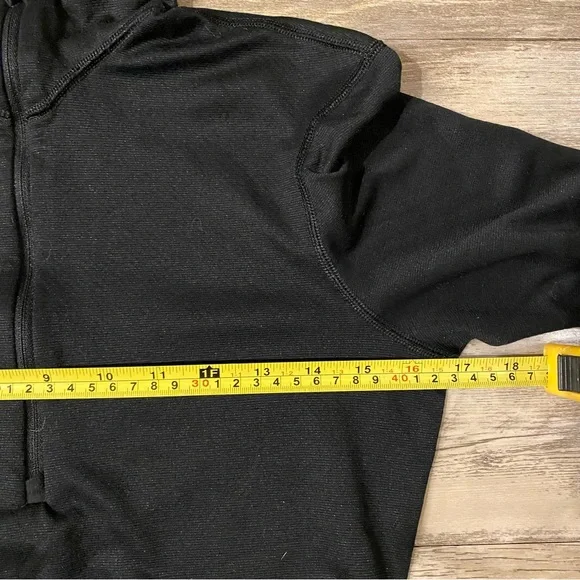 Black Patagonia Quarter Zip Base Layer Long Sleeve Capilene Top - Picture 3 of 8